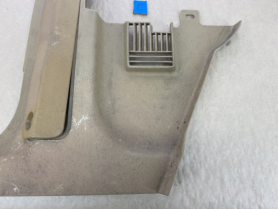 Volvo 240 242 244 245 Left Footwell Fuse Panel Cover Trim Tan OEM #2754E