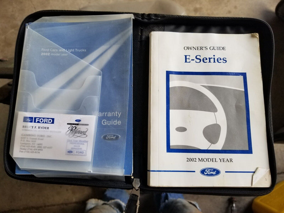 1992-2007 Ford E150 E250 E350 OEM 7.3 DIESEL OWNERS MANUAL ORIGINAL #889CN