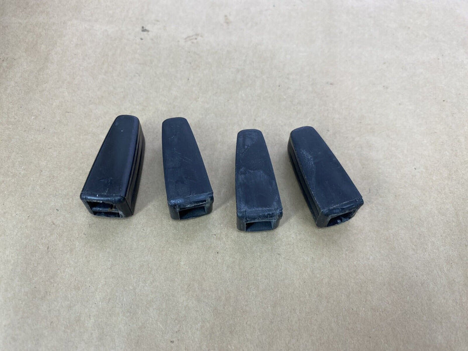 1973-1974 Volvo 144 145 Black Door Latch Handle Cover Pull Set of 4 OEM #2486EJ