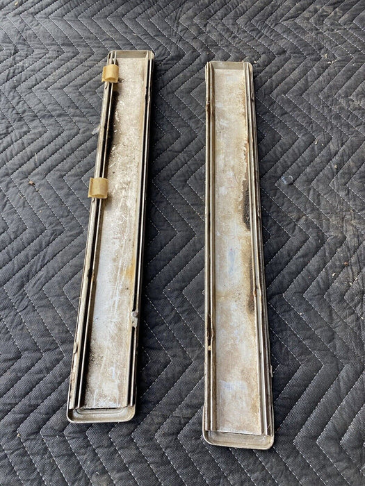 1961-1964 Buick Electra 225 Door Sill Scuff Plate Trim Pair Interior OEM #2961E