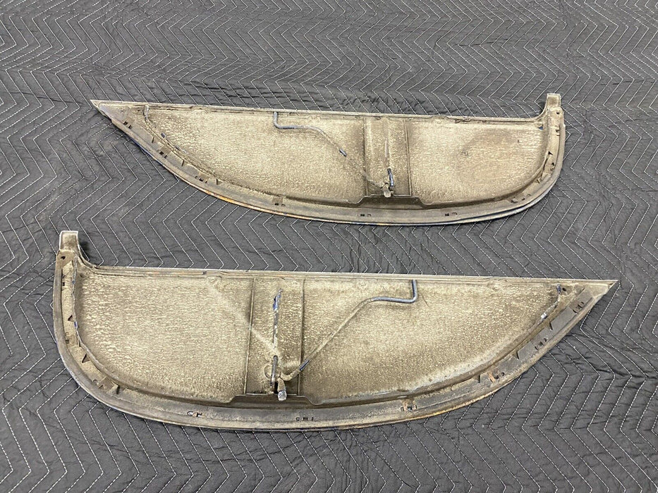 1964-1967 Buick Skylark Fender Skirts Pair Flush Mount OEM Blue Rear #2994E