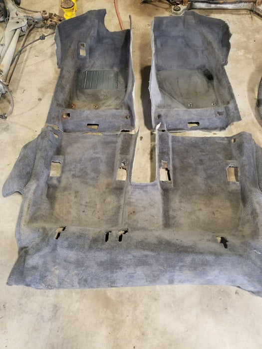 1998-2000 Volvo V70 V70R Wagon OEM Full Carpet Floor Set Blue Grey #408AN