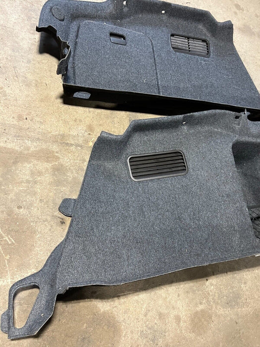 02-12 Audi A4 B6 Sedan 2.0T Left & Right Molded Trunk Carpet Liners OEM #157EM