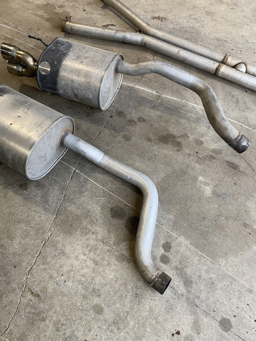 2005-2008 C6 Chevy Corvette Axle Back Base Mufflers Exhaust & Midpipe OEM #2975E