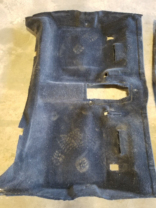 1986-1993 Volvo 240 242 244 245 Black Front/Rear Floor Sedan Carpet Set #96AN