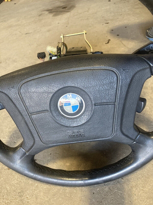 1988-1996 BMW E34 5 Series 525i 535i Steering Column Wheel Assembly OEM #1919M