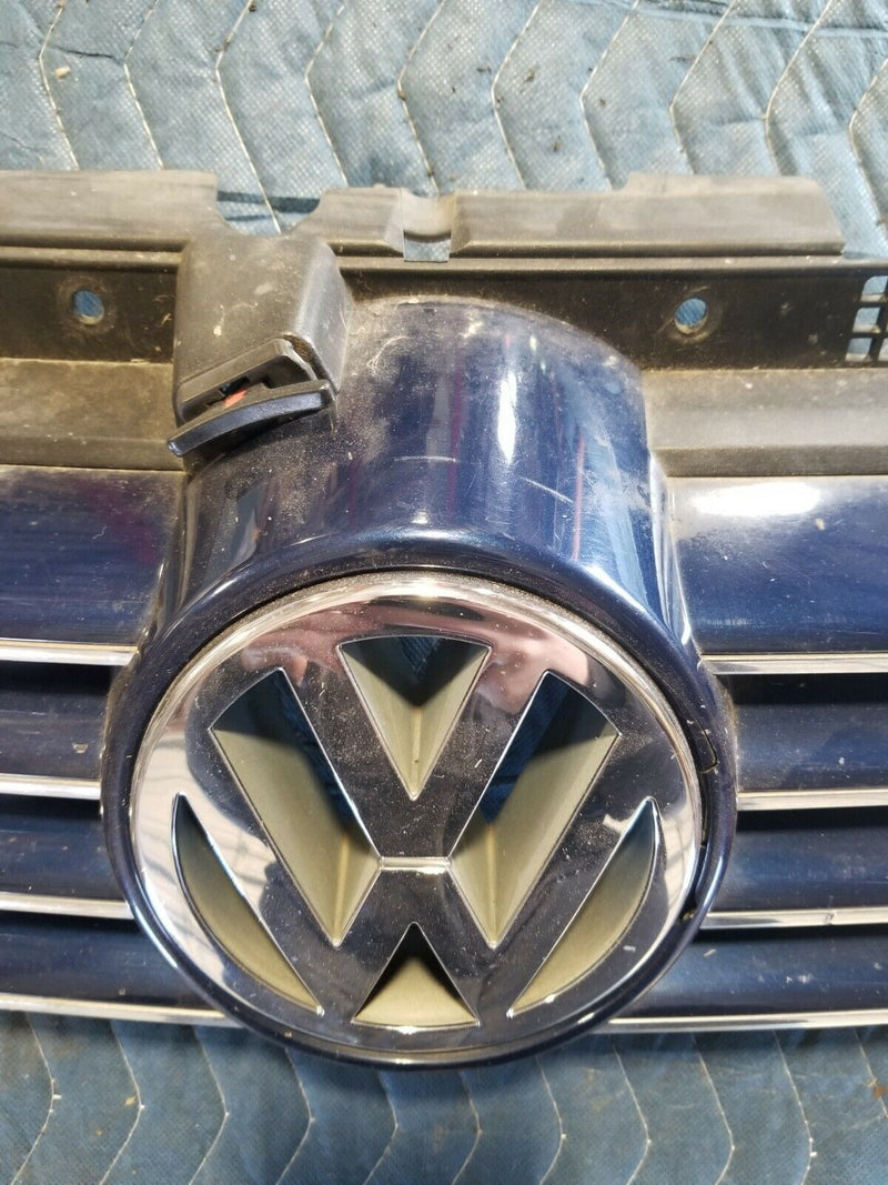 99-05 VW Volkswagen JETTA OEM Blue Grill Center Piece Grate + Emblem  #200CN