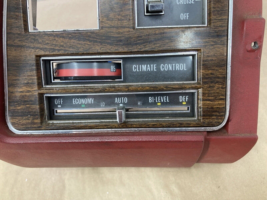 1976-1979 Cadillac Seville Left Red Climate Control Cruise Center OEM #1793M