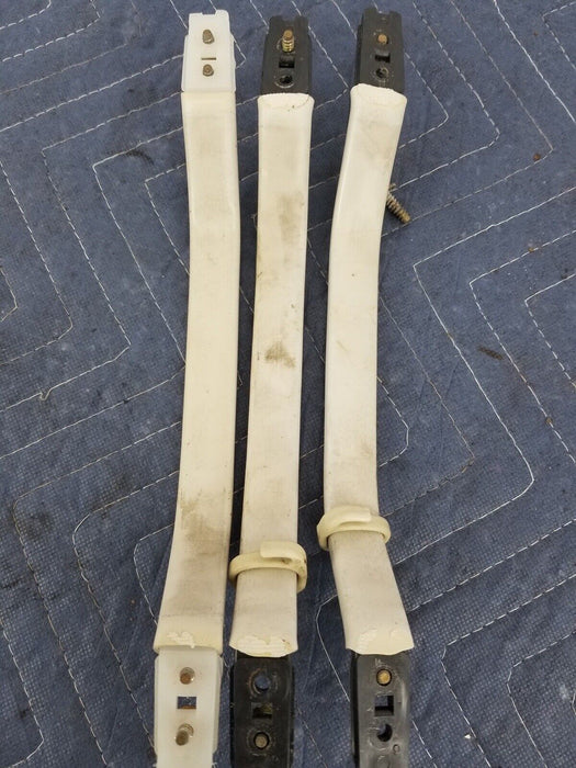 Volvo 240 244 245 Roof Interior Grab Handles x3 Light Tan White OEM #2623E