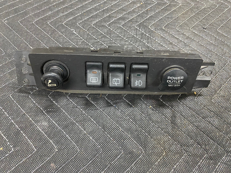 1997-2001 Jeep Cherokee Rear Wiper Switch Defrost Dash Panel Fog Light OE #2988E