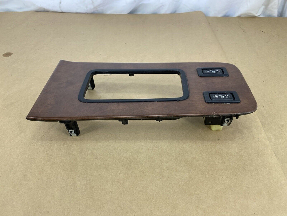 1997-2001 Lexus ES300 Wood Grain Shifter Surround w/Heated Seats Trim #2369E