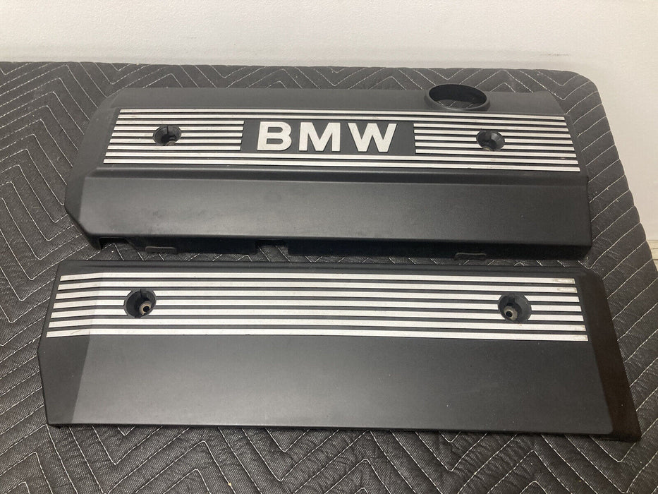 1997-03 BMW E39 Engine Manifold Trim Pair Emblem 540i 528i OEM #113M