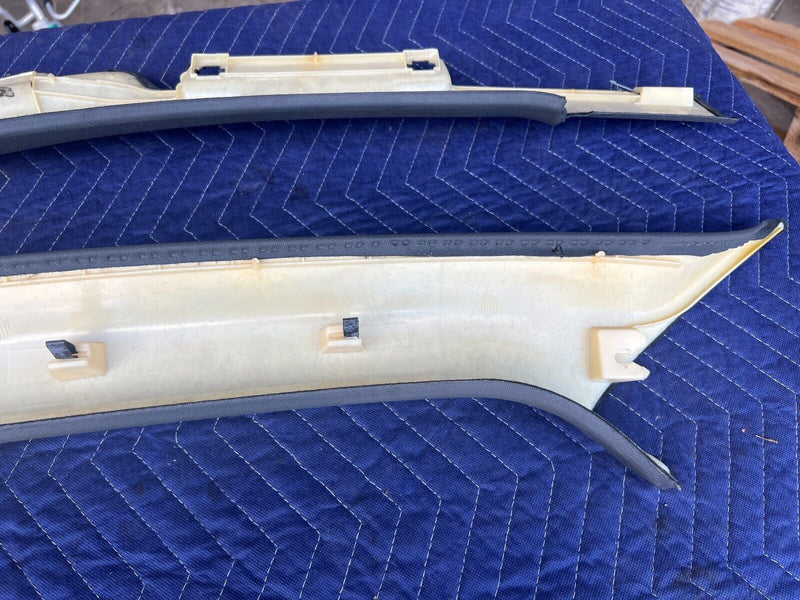 2003-2009 Audi S4 B6 B7 8E Pair Front Upper Right & Left A Pillar Trim OEM#671EM