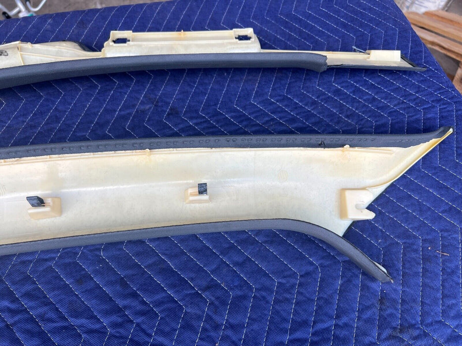 2003-2009 Audi S4 B6 B7 8E Pair Front Upper Right & Left A Pillar Trim OEM#671EM