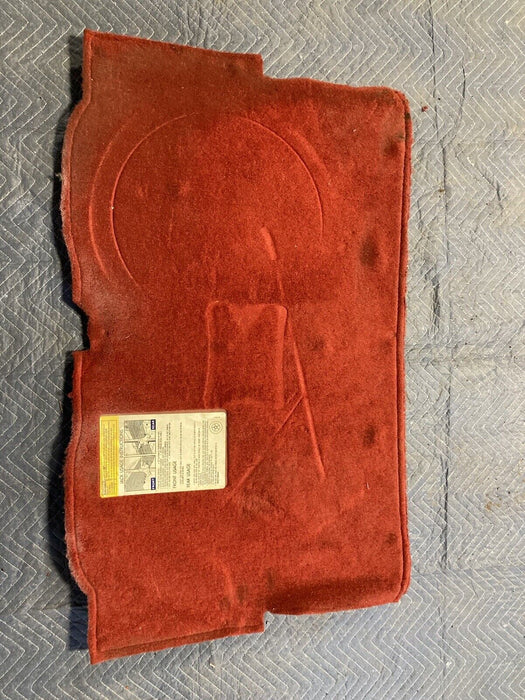 1976-1979 Cadillac Seville Trunk Liner Carpet Red Cover Floor Rear OEM #1751M