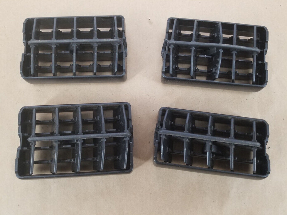 1992-1997 Volvo 850 850R Dash AC Heat Vents HVAC Set Of 4 Black OEM #2921E