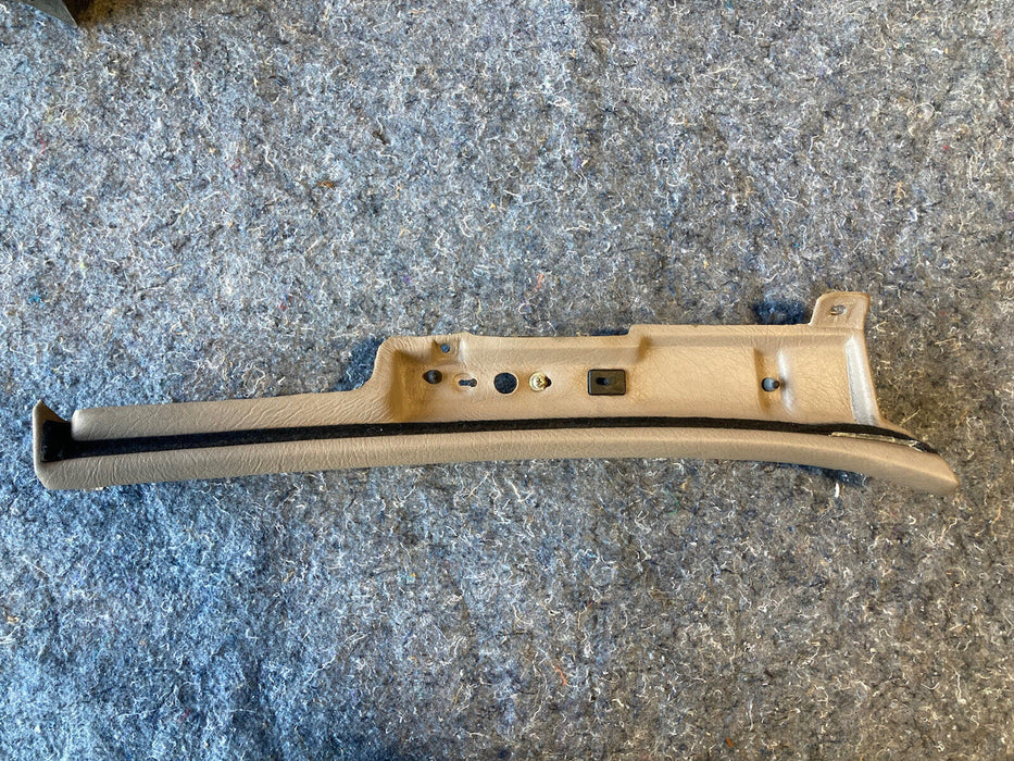 1986-1994 BMW 7 Series E32 Glove Box Lock Trim Latch Trim Tan InteriorOEM #1066M