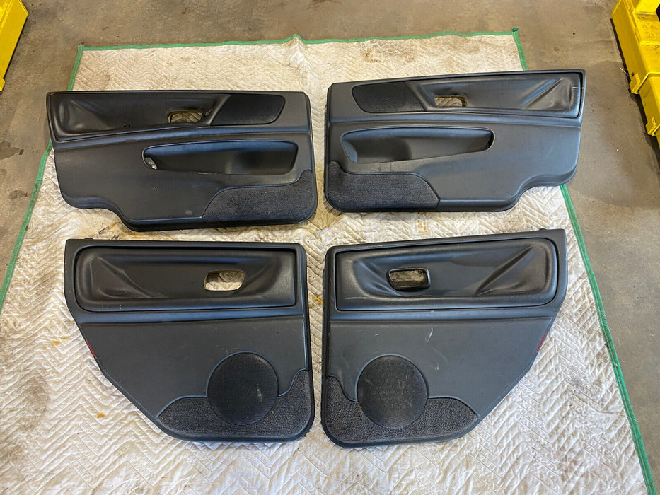 98-00 Volvo V70R V70 Charcoal Gray Front & Rear Door Cards & Switches OEM #1597E