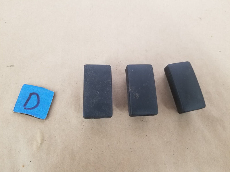 1992-1997 Volvo 850 850R Set of 3 Switch Blank Button Covers 9128211 OEM #2837E