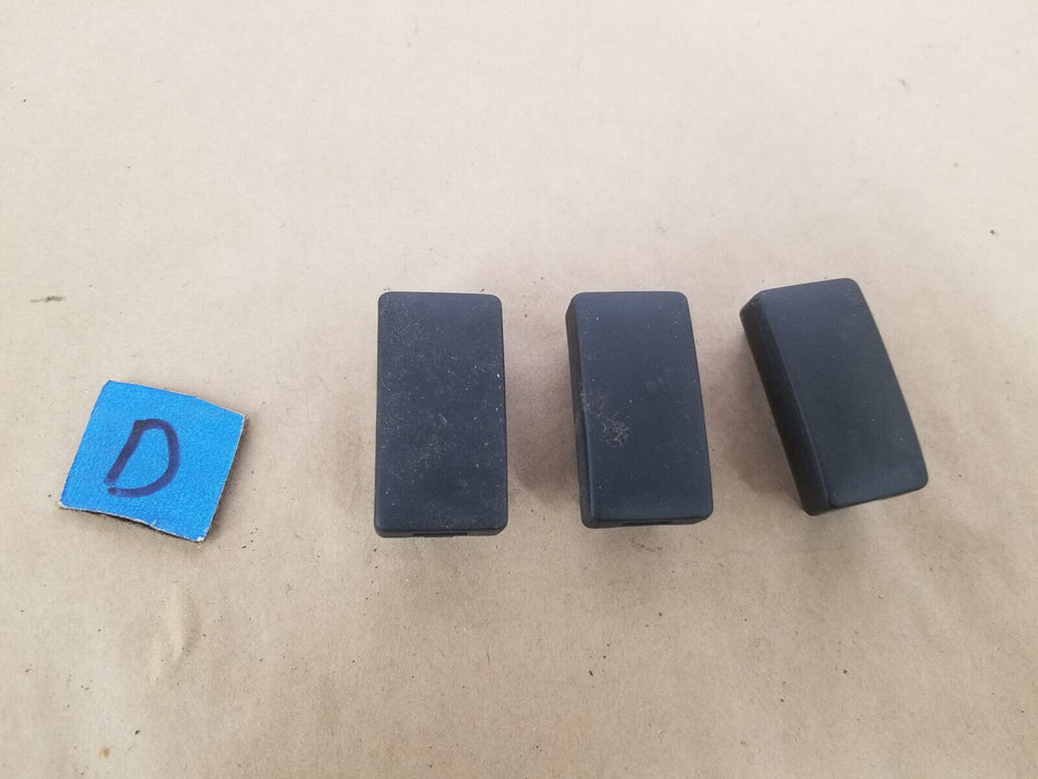 1992-1997 Volvo 850 850R Set of 3 Switch Blank Button Covers 9128211 OEM #2837E