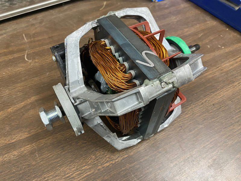 Maytag W/D Washer Dryer Combo Motor Part # 2200376 With Pulley Nut #2971E
