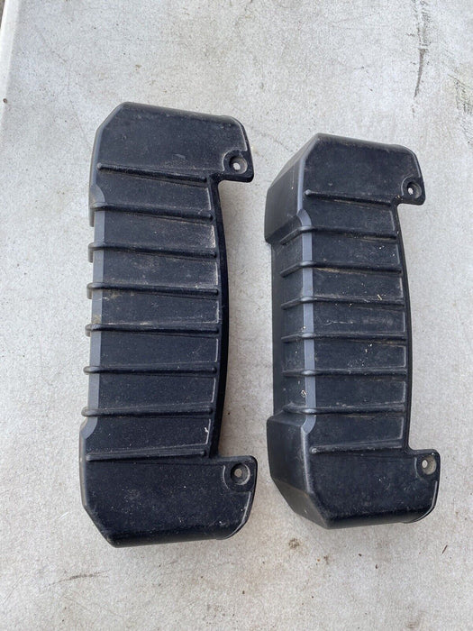 99-01 Isuzu Vehicross Left & Right Rear Seat Anchor Trim Covers Scuff OEM #1717E