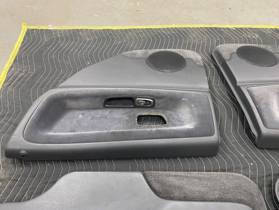 1998-2000 Volvo V70 V70R Charcoal Door Card Panel Set Front & Rear OEM #2976E