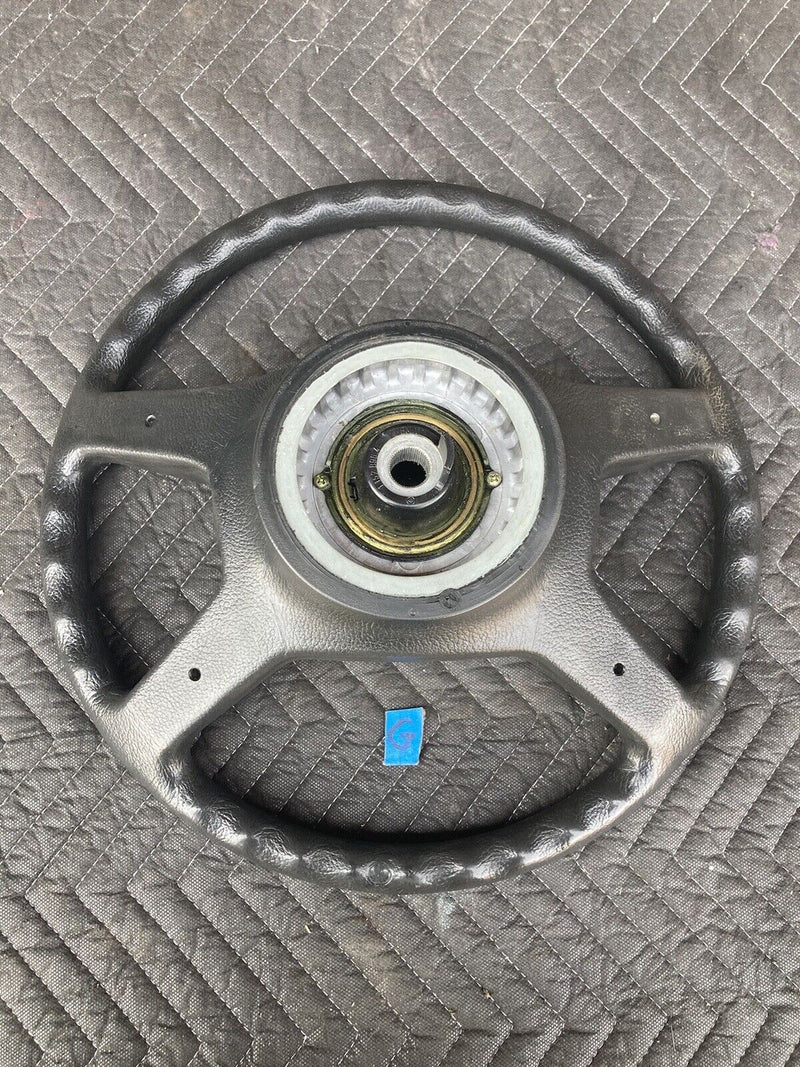 1982-1994 BMW E30 318i 325i Steering wheel 1152896 4 Spoke Black OEM #2166M