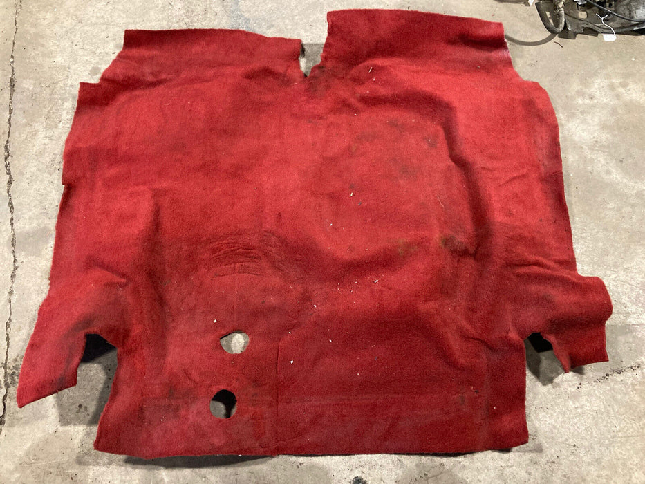 1976-1979 Cadillac Seville Trunk Liner Carpet Red Rug Floor Rear OEM #1750M