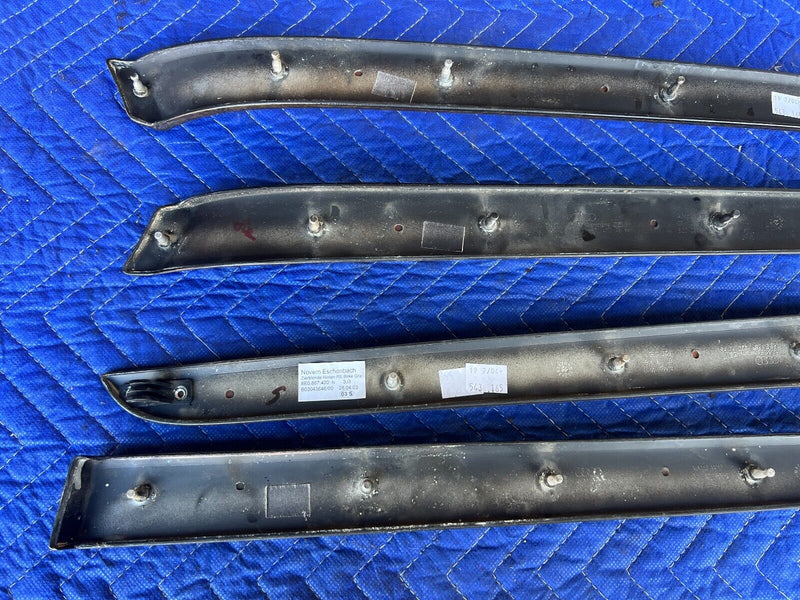 2003-2009 Audi S4 B6 B7 8E Set of 4 RH & LH Door Wood Trim 8E0867419 OEM #550EM