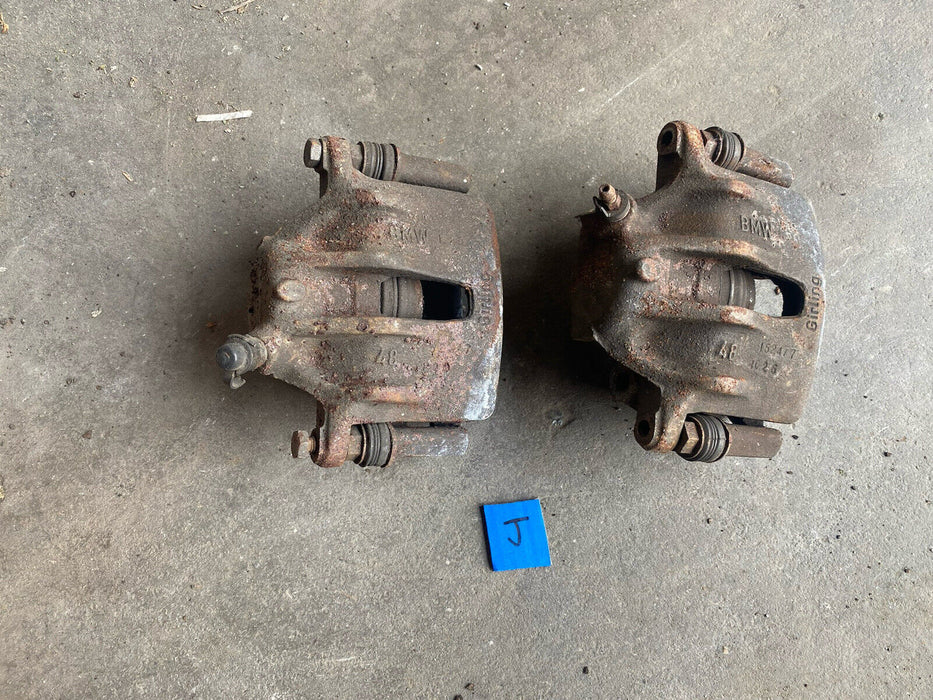 BMW E30 Girling 48 Left & Right Front Brake Caliper Pair 318i 325i #3047E