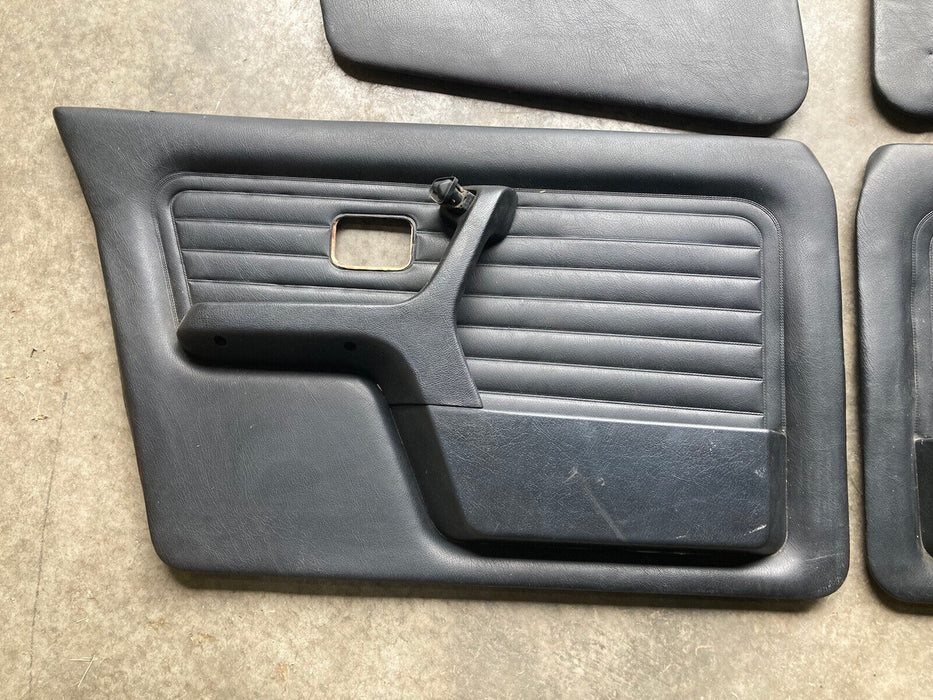 85-91 BMW 325ix Sedan Door Card Front Rear Panels OEM 325e 318i 325i E30 #65M