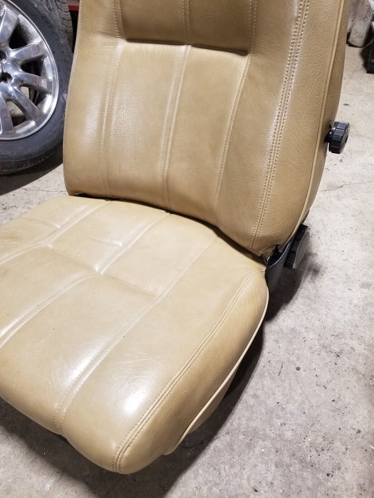 Volvo 240 244 245 Front Right Passenger Side Tan Vinyl Seat OEM #2679E