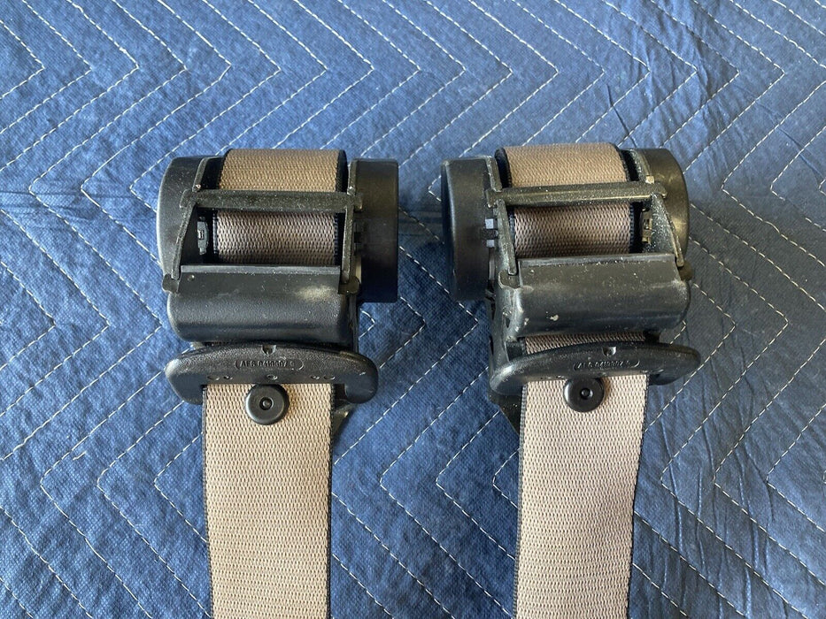 1986-1994 BMW 7 Series E32 Rear Seat Belt Left Right Pair 8 164185 OEM #968M