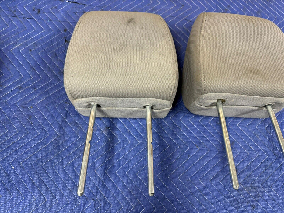 2004-2008 Ford F150 F250 F350 Gray Headrest Pair Front Bucket Seat OEM #3201E