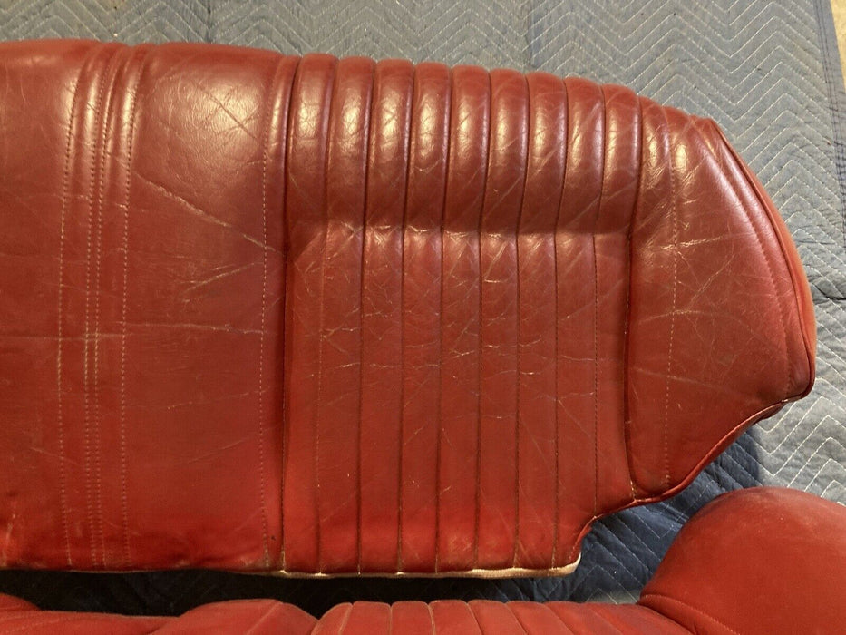 1976-1979 Cadillac Seville Rear Bench Seat Red Leather Sedan OEM #1747M