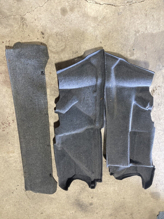 1986-1994 BMW 7 Series E32 Trunk Carpet Panels Set Of 3 Inserts OEM #807M