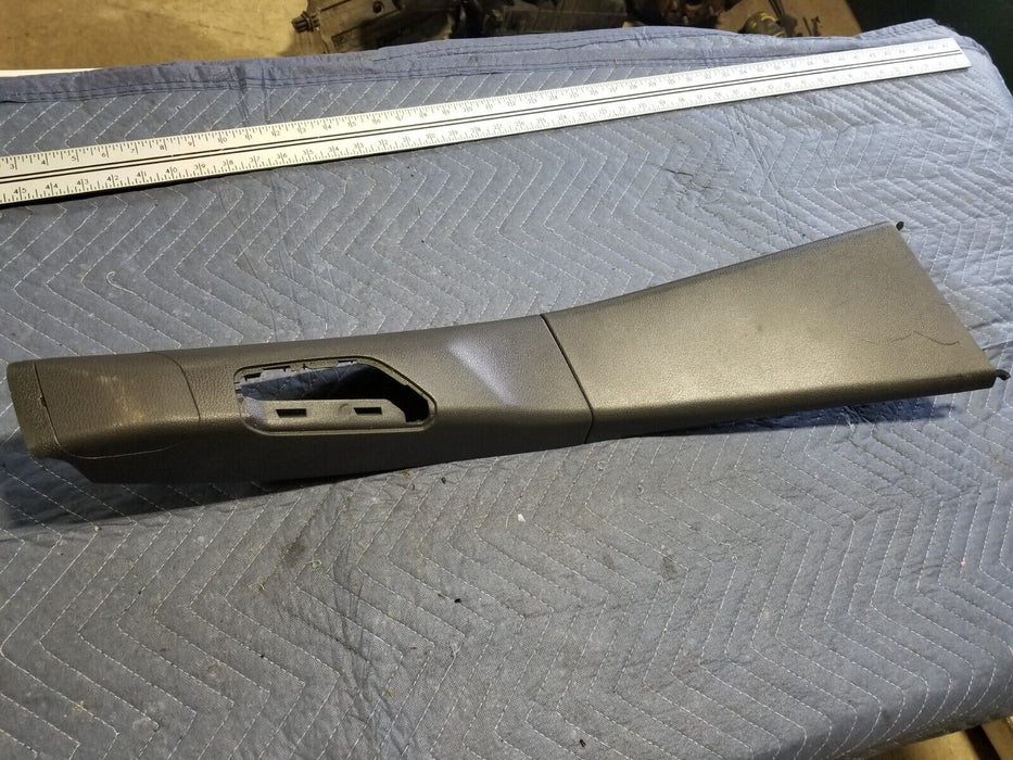 98-00 Volvo V70 S70 V70R Passenger RH B-Pillar Seat Belt Trim Panel Gray #339AN