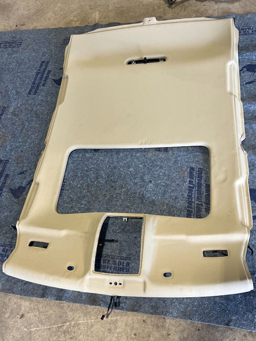 02-08 Audi A4 B6 Sedan Interior Trim Tan Torrone Head Liner Roof Lining OE#218EM