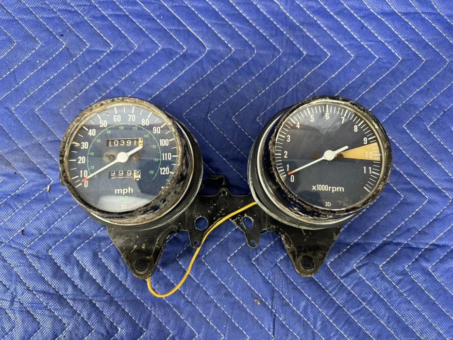 Honda CB750 CB750F CB750K Gauge Set Speedometer Tachometer Instrument OEM #3270E