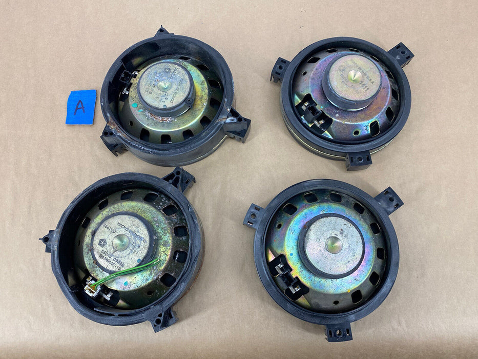 2001-2004 Dodge Dakota Front & Rear Door Speakers Set Of 4 Extended OEM #2465E