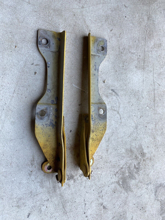 99-01 Isuzu Vehicross Left & Right Bonnet Hood Hinge Set Yellow OEM #1715E