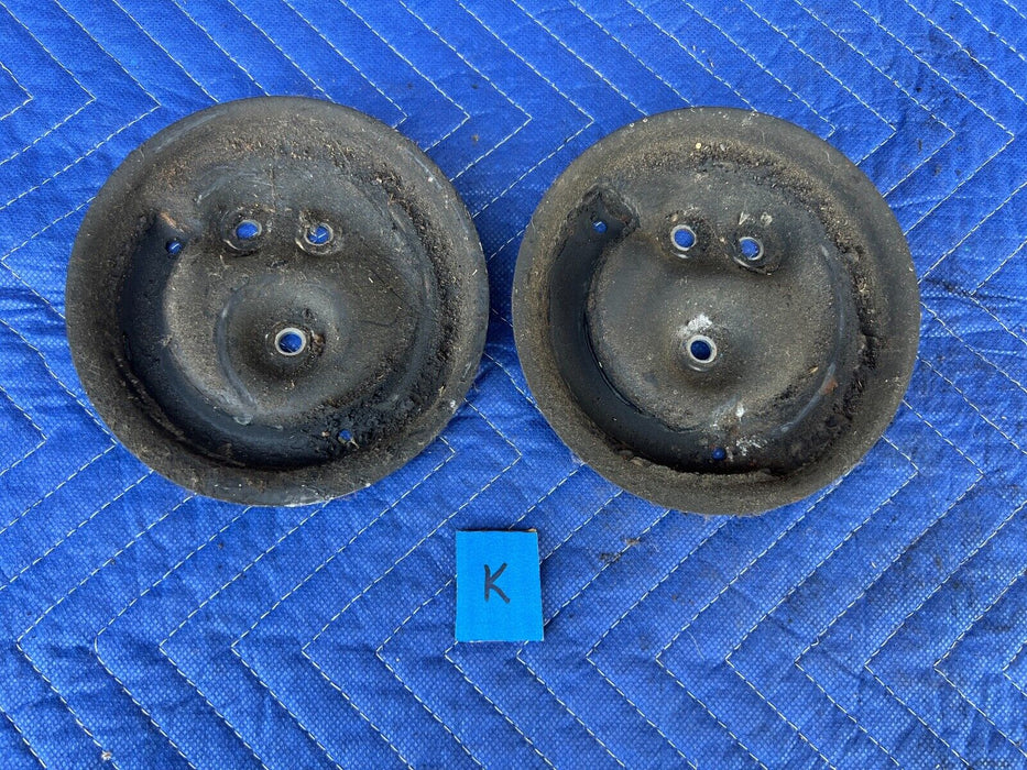 1979-1985 Mercedes 300SD W126 Front R & L Coil Spring Retainer Pads OEM #435EM