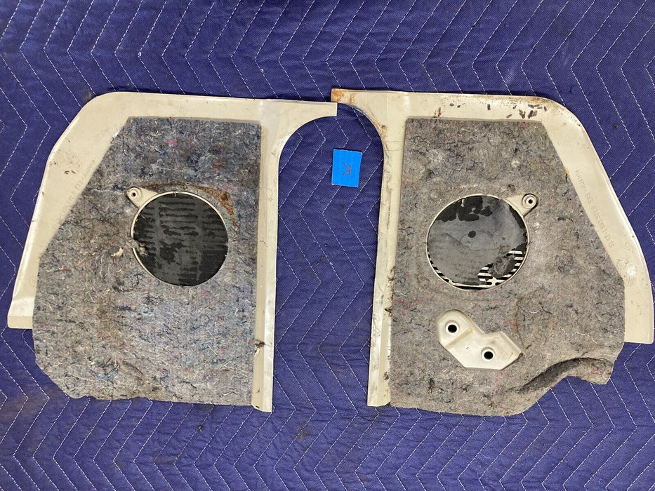 1984-1991 BMW 318i 325i E30 Lower Kick Panel Left Right Pair LH RH OEM #2665M