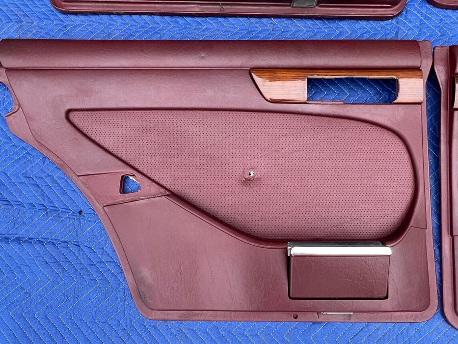 1979-1985 Mercedes 300SD W126 Door Card Panel Set Front/Rear 1267370270 OE#318EM