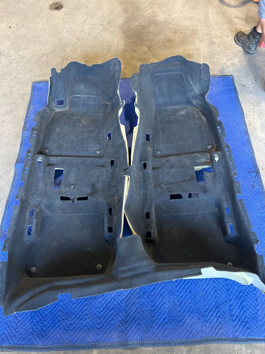 2003-2009 Audi S4 B6 B7 8E Interior Black Molded Carpet Set 8E1863021 OEM #558EM