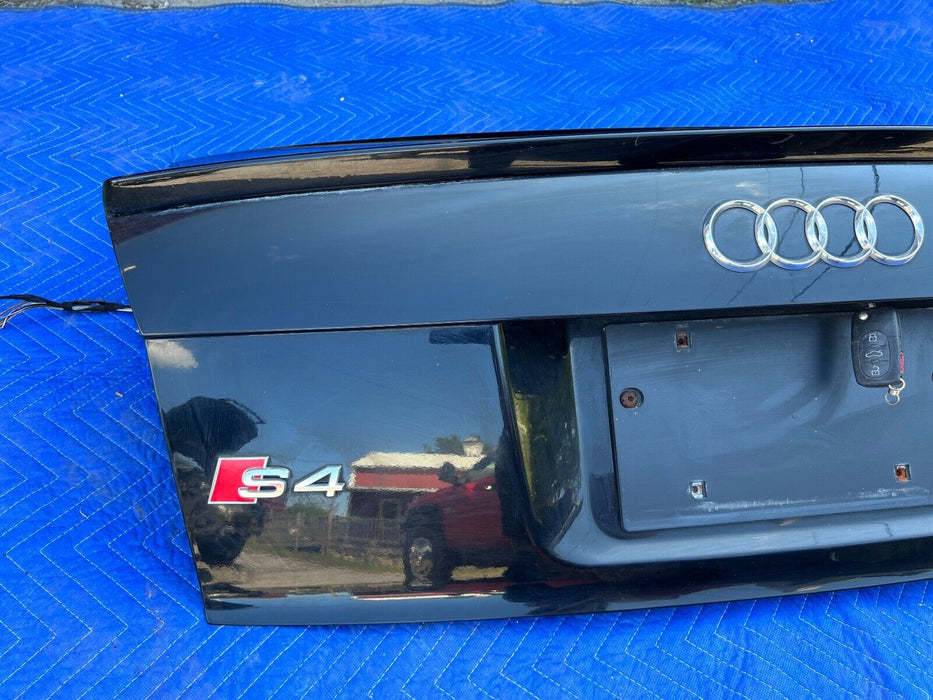 2003-2009 Audi S4 B6 B7 8E Sedan Black Deck Lid Trunk Hatch Panel OEM #694EM