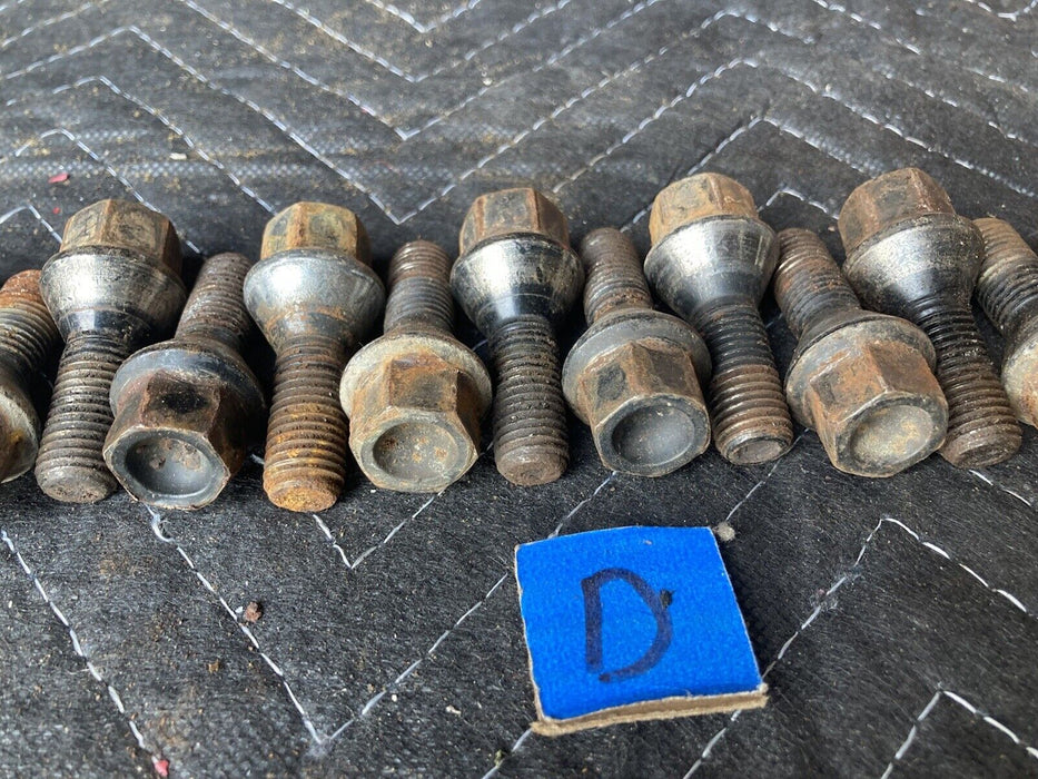 1982-1994 BMW E30 318i 325i Lug Bolts Nuts Lugs Wheel Factory  16 OEM #2285M