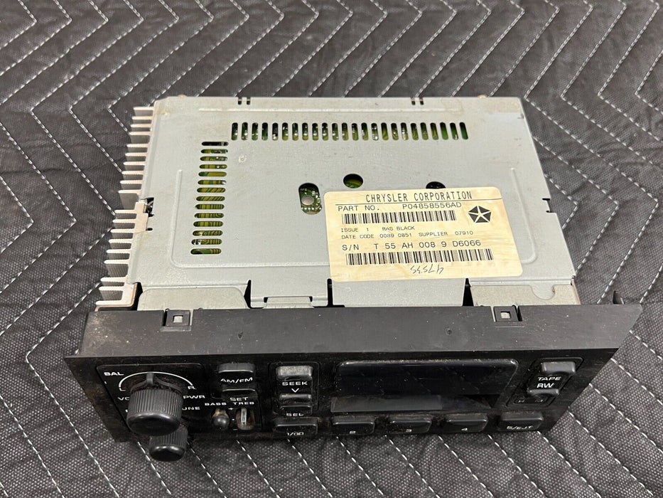 1998-2001 Dodge Ram 1500 AM/FM Radio Cassette Tape Stereo P04858556AD OEM #724EM