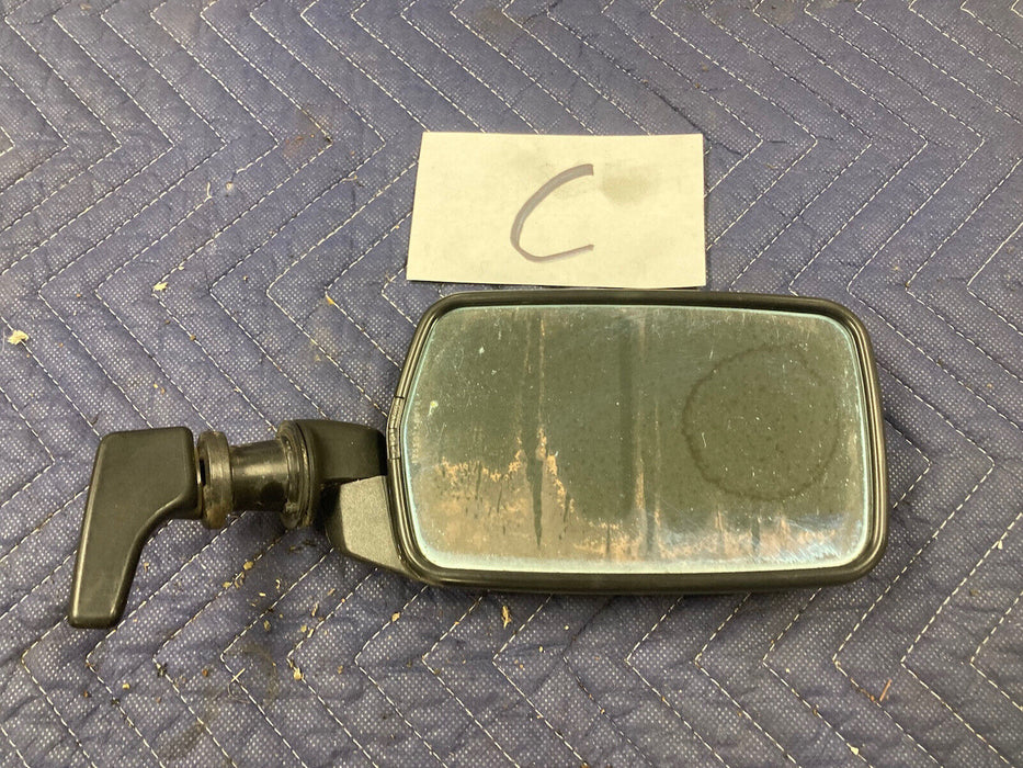 1975-1985 Volvo 242 240 244 245 Passenger Side Mirror Left LH Black #1640M